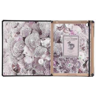 Diamond Bling Bling Bouquet, Pastel Purple iPad Case