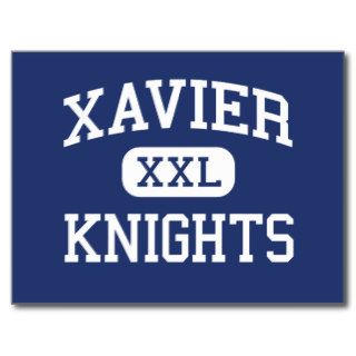 Xavier   Knights   High School   New York New York Postcard