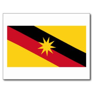 Sarawak flag post cards