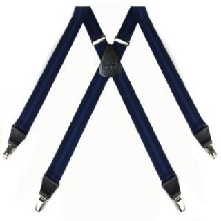 SUS 126 SNVY   Navy   Mens Tone on Tone Stripe Dress Clip Suspender at  Mens Clothing store