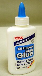 Ross(R) All Purpose White Glue, 4 Oz.  General Purpose Glues 