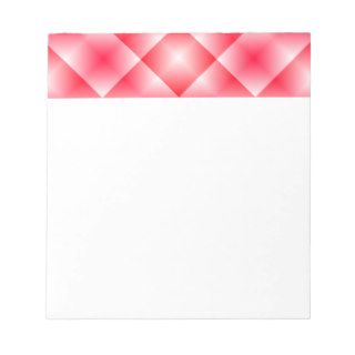 Pink Plaid Background Scratch Pad