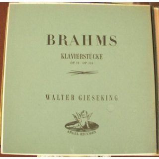Brahms Klavierstucke Op. 76, OP. 116 Music