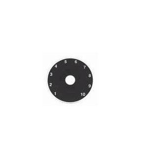 ELECTROSWITCH   P117   DIAL PLATE, 1.87IN DIA, 1 TO 10 Electronic Components