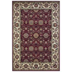 Kas Rugs Classic Kashan Red/Ivory 7 ft. 7 in. x 10 ft. 10 in. Area Rug CAM730677X1010