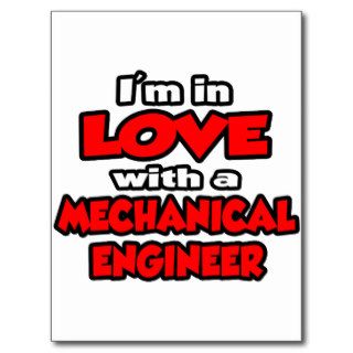 I'm In Love With A Mechanical Engineer Postcards