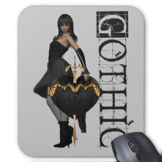 Gothic Heart Mouse Pad