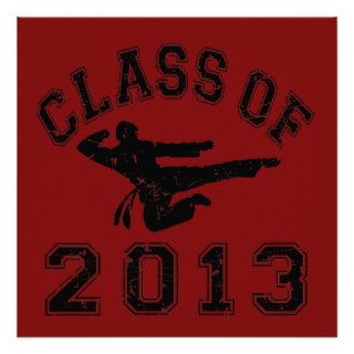 Class Of 2013 Martial Art   Black 2 Custom Announcement
