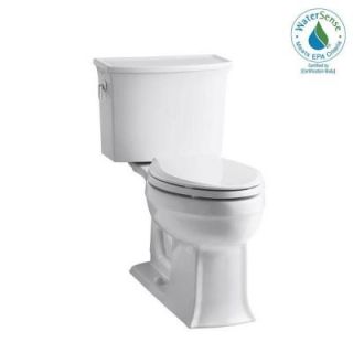 KOHLER Archer 2 piece 1.28 GPF Elongated Toilet with AquaPiston Flushing Technology in White K 3551 0