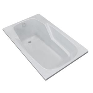 Universal Tubs Coral 5.9 ft. Reversible Drain Soaking Tub in White HD3672ES