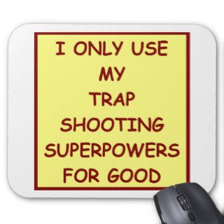 trap shooting mousepad