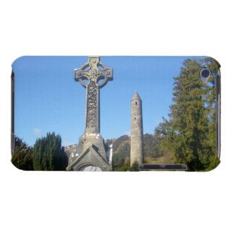 St Kevin's Cross and Round Tower Glendalough iPod Touch Cover