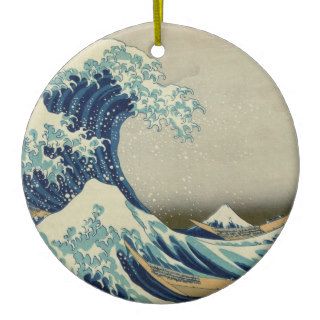 The Great Wave off Kanagawa   Hokusai Ornament