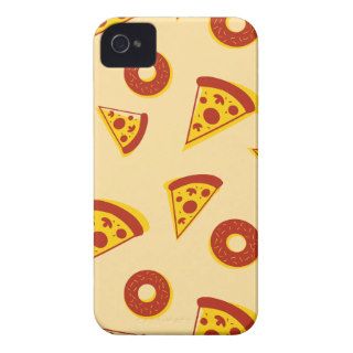 Pizza and donuts Case Mate iPhone 4 cases