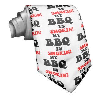 Funny barbecue neckties