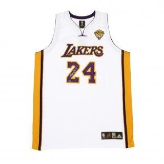 Kobe Bryant Autographed White Lakers Finals Jersey ~Limited to 124~ Sports Collectibles
