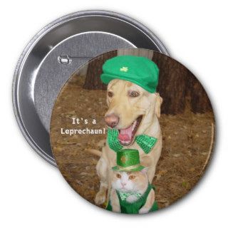 Leprechaun Sighting Pinback Button