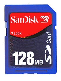 SanDisk   Flash memory card   128 MB   SD Computers & Accessories