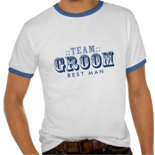 "Team Groom" Custom Bridal Party Wedding T shirts