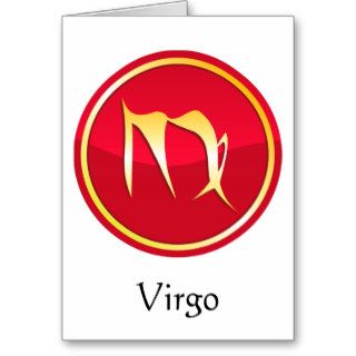 Virgo   Zodiac Signs Cards