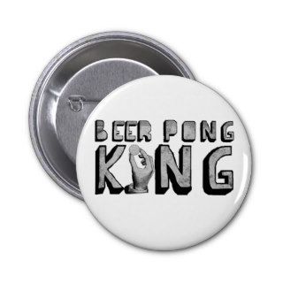 Vintage Beer Pong King Pins