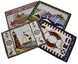 Nautical Tapestry Placemats Case Pack 144   Place Mats