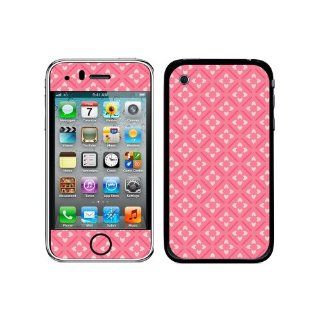 Graphics and More Protective Skin Sticker Case for iPhone 3G 3GS   Non Retail Packaging   Pink Flower Elegance Cell Phones & Accessories