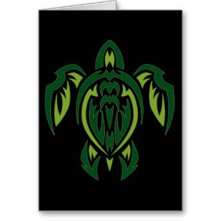 Tribal Turtle Greeting Cards