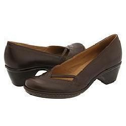 Clarks Metti Spice (Dark Brown) Leather Clarks Heels