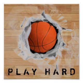 MOTIVATIONAL BASKETBALL GIFT POSTERS