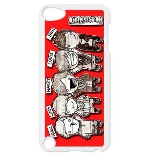 itouch cover case with popular singer One Direction logo designed for iPod touch 5 Cell Phones & Accessories