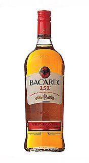 Bacardi Rum 151@ 1 Liter Grocery & Gourmet Food