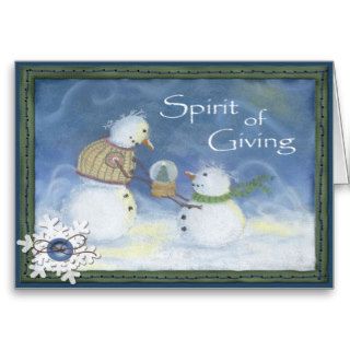 Spirit of Giving Holiday Greeting Card
