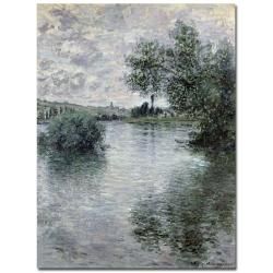 Claude Monet 'Seine at Vetheuil 1879' Canvas Art Trademark Fine Art Canvas
