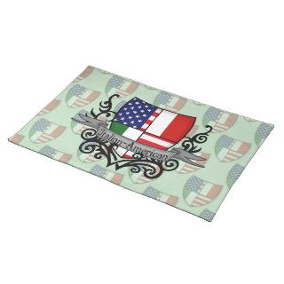 Italian American Shield Flag Place Mat