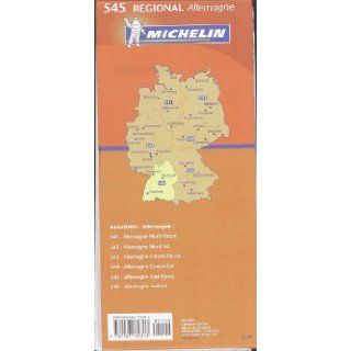 Allemagne Sud Ouest  1/300 000 Michelin 9782067132313 Books
