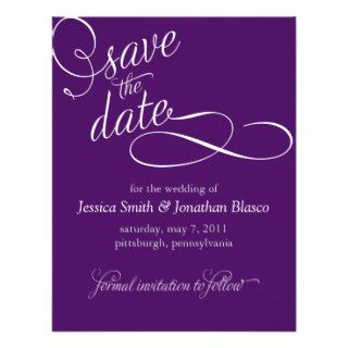 Elegant Save the Date Announcement