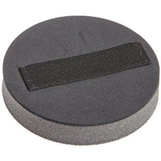 3M Hookit Disc Hand Pad 77750, Hook and Loop, 5" Diameter, 1" Thick, Black (Pack of 10) Sanding Disc Backing Pads