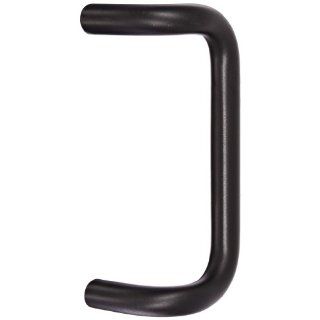 Rockwood BF157AC17.315 Aluminum 90 Offset Door Pull, 1" Diameter x 9" CTC, Type 17 Concealed Mounting for 1 3/4" Aluminum Door, Black Anodized Finish Hardware Handles And Pulls