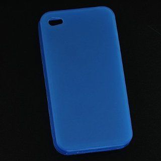 TPU Skin Cover for Apple iPhone 4 (AT&T only), Blue Tinted Cell Phones & Accessories