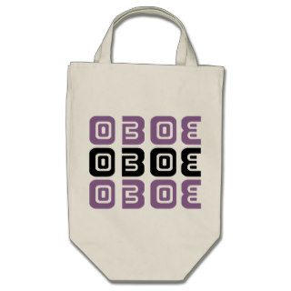 Tribal Oboe Music Tote Bag