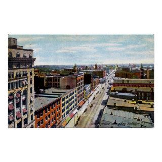 East Main St. Granite to Sibley Building 1904 Poster