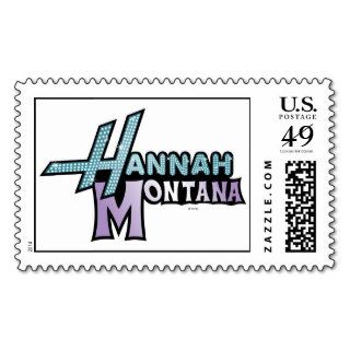 Sparkling Hannah Montana Logo Disney Postage Stamps
