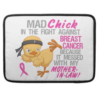 Mad Chick Messed With Mother In Law 3 Breast Cance MacBook Pro Sleeve
