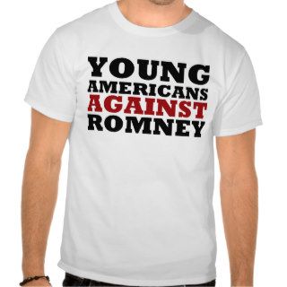 Anti Mitt Romney   Young Americans Against Romney Tee Shirts