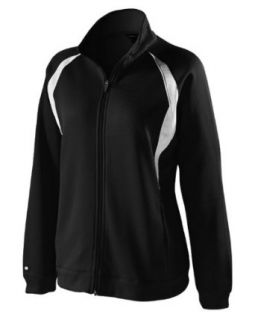 Holloway Sportswear Women's Agility Jacket, Black/White, Small Athletic Warm Up And Track Jackets