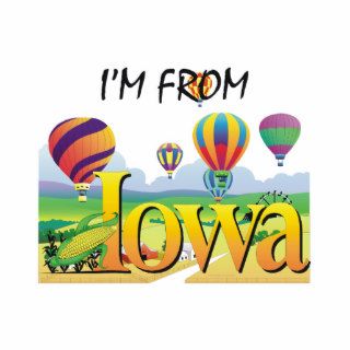 TEE I'm Iowa Photo Cutout