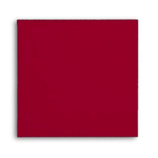 Pure Red Linen Envelopes