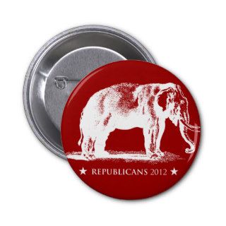 Republicans 2012 Vintage GOP Campaign Election But Buttons