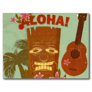 Aloha Vintage Hawaiian Travel Post Cards